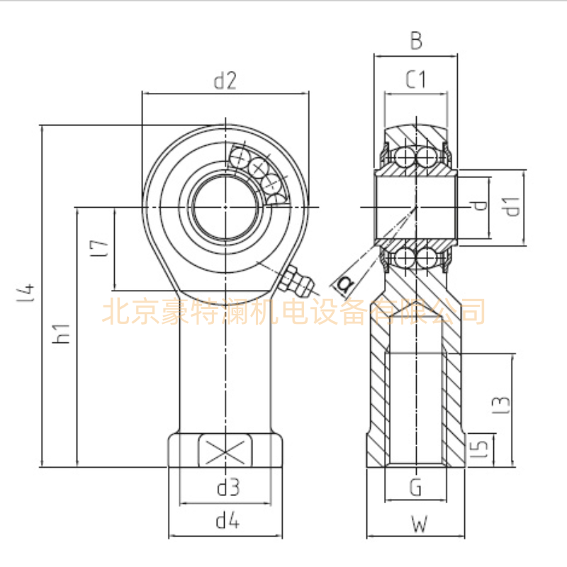 BRF08-00-501 BRF08-00-502 DURBAL桿端關節軸承尺寸參數
